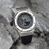 Casio Специальная коллекция GA 2100 1A1 Электронный механизм Резиновый ремешок Часы Унисекс Черный циферблат GA-2100-1A1(Watch4--)