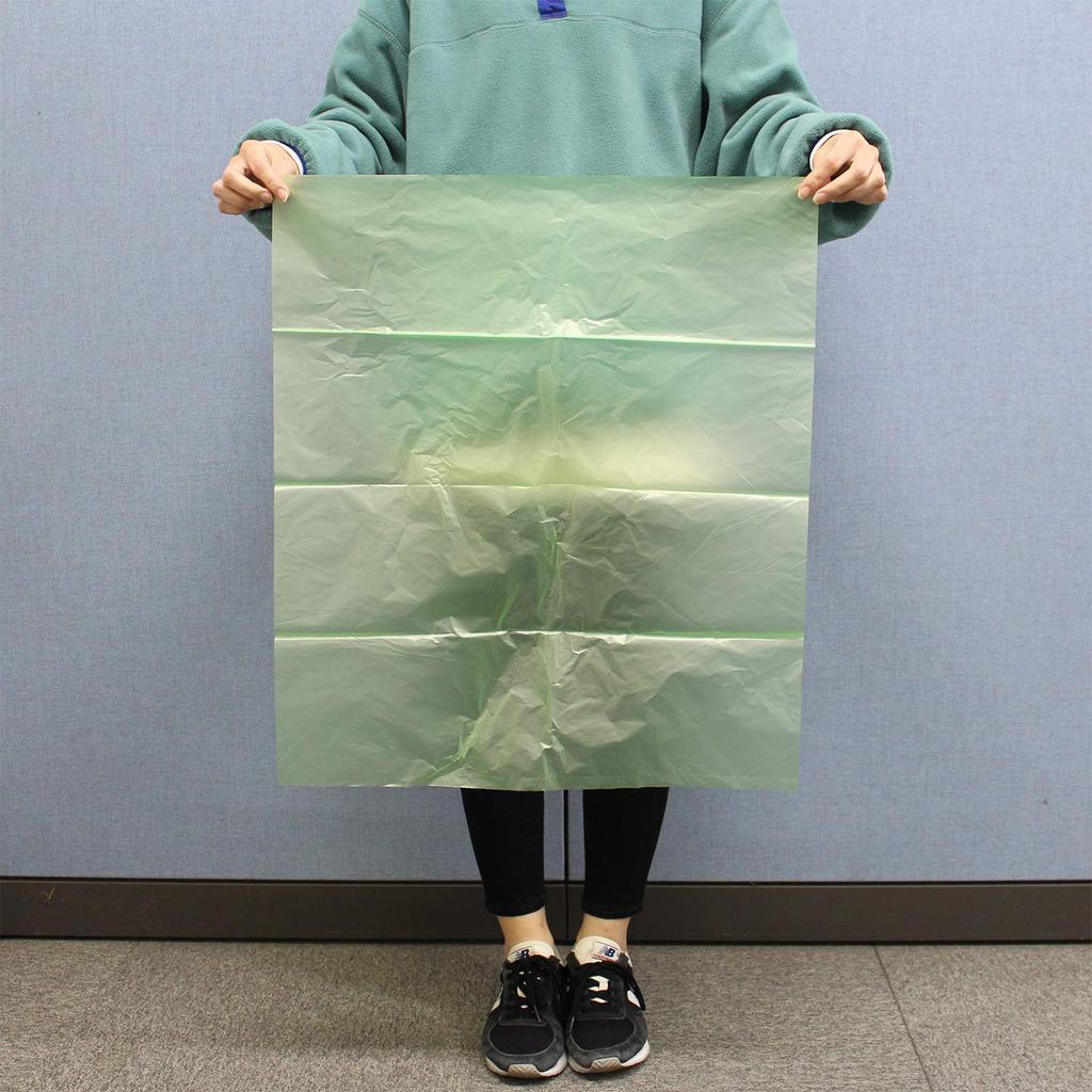 Бытовой японский мешок для мусора дезодорант мешок для санитарии 10 штук x 5 упаковок зеленый 20 л AS25