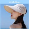 Summer Breathable Wide Brim Sun Hat With Polyester Material For Women Sunshade And Uv Blocking