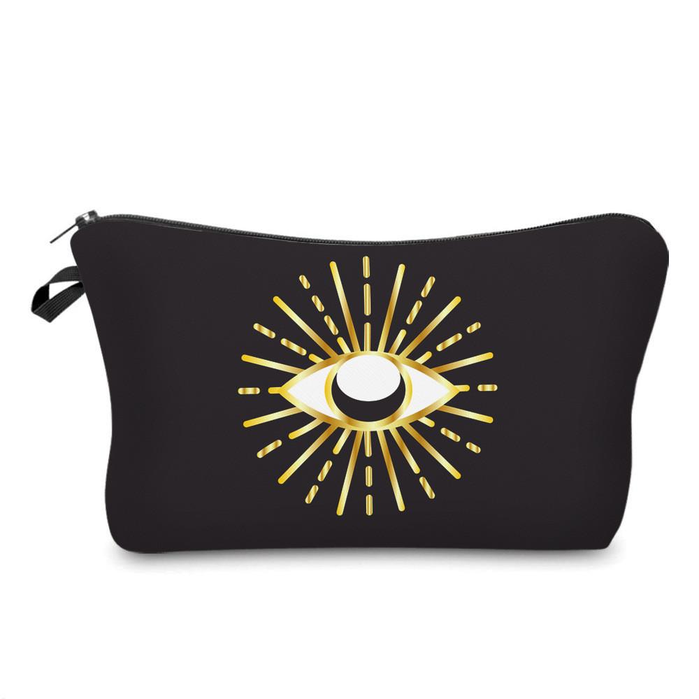 New Cross-border Printed Devil Eye Clutch Bag Ladies Multi-functional Travel Organizer