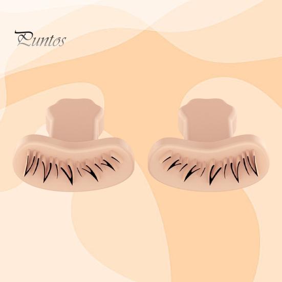 1 пара накладных ресниц, штамп для линий глаз, естественный вид, накладные нижние ресницы, пластиковый штамп для легкого нанесения, многоразовые штампы для ресниц для женщин