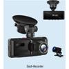 Передняя и задняя двойная видеорегистратор ночного видения 1080p Hd Автомобильный видеорегистратор с датчиком гравитации, мониторинг парковки, записывающее устройство для вождения