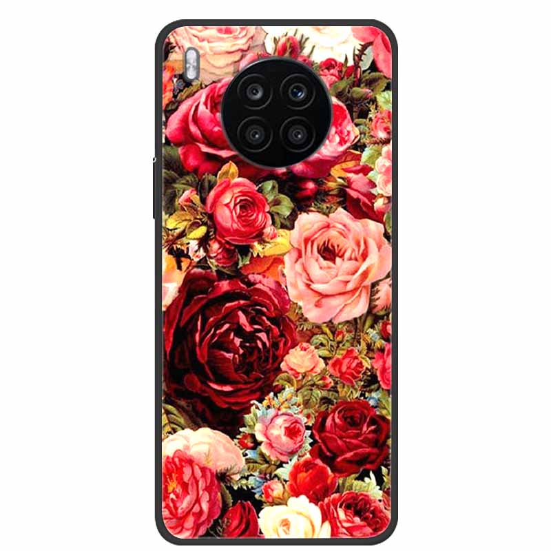 For Honor 50 Lite Case Shockproof Soft silicone TPU Back Cover For Huawei Honor 50 Lite Phone Cases Honor50 Lite Cute Cartoon