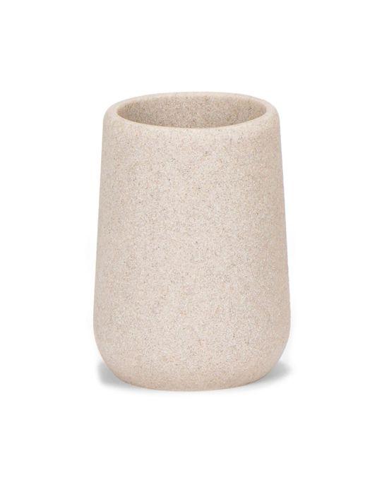 Porte-brosse A Dents En Grès ø7.5x10.5cm Andrea House