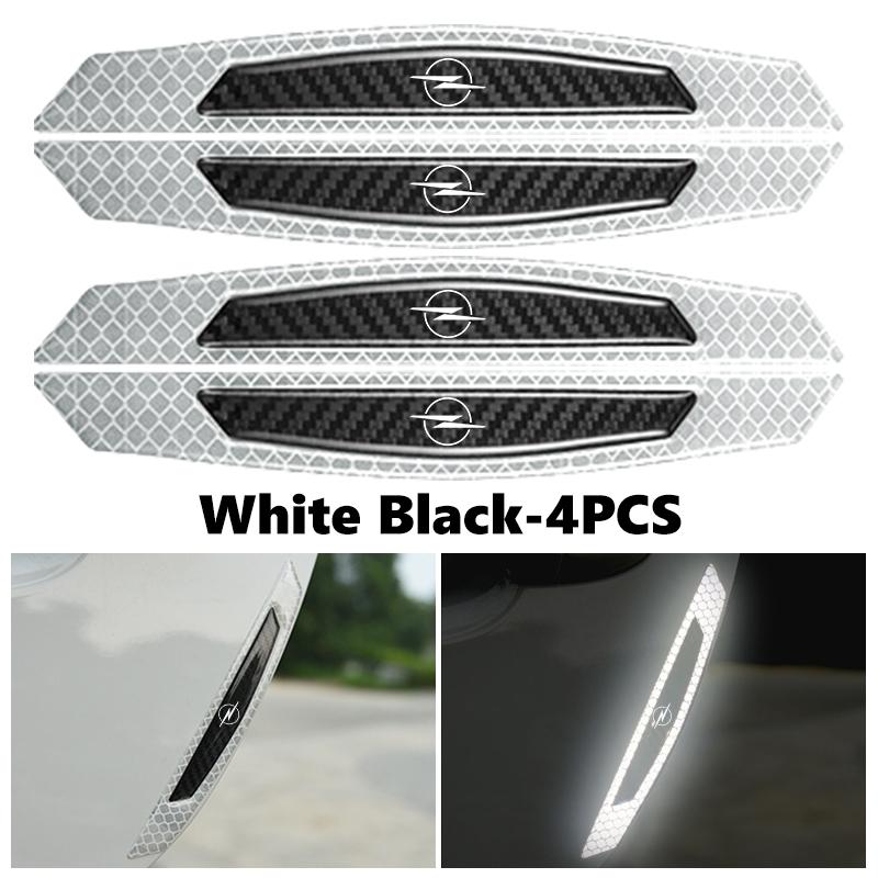 For Opel Reflective Car Sticker Door Edge Guards Trim Molding Protection Strip Scratch Protector Insignia Corsa Zafira Meriva YC4