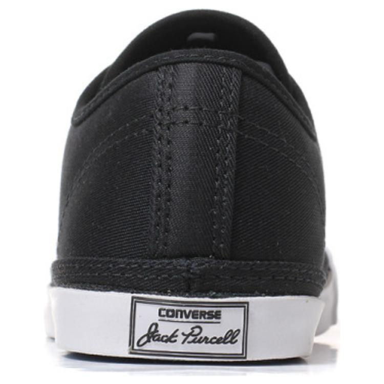 Converse Jack Purcell Comfortable Versatile Low-Top Canvas Shoes Unisex Sneakers Black 158497C
