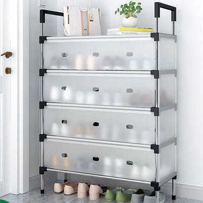 Многоцелевая обувная стойка со стальным каркасом и крышкой, 4/5 этажей, пылезащитная обувная стойка своими руками