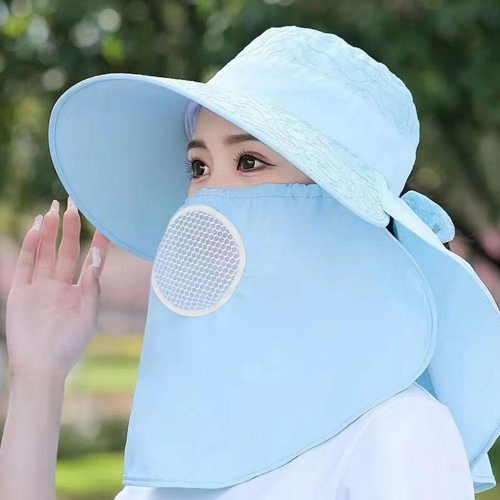 Солнцезащитная шляпа с защитой от УФ-лучей для лица и шеи, кепка-солнцезащитный крем, летние женские шляпы для рыбалки, охоты, пеших прогулок