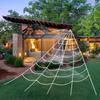Halloween Decorations Triangle Spider Web 5/7m Large Plush Simulation Spider Web Haunted Home Outdoor Yard Decoration Props