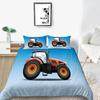 2023 Новый стиль 3D-печать Пододеяльник Highend Домашнее постельное белье Сельскохозяйственная машина King Size Постельные принадлежности Мягкое пододеяльник Роскошные комплекты постельного белья