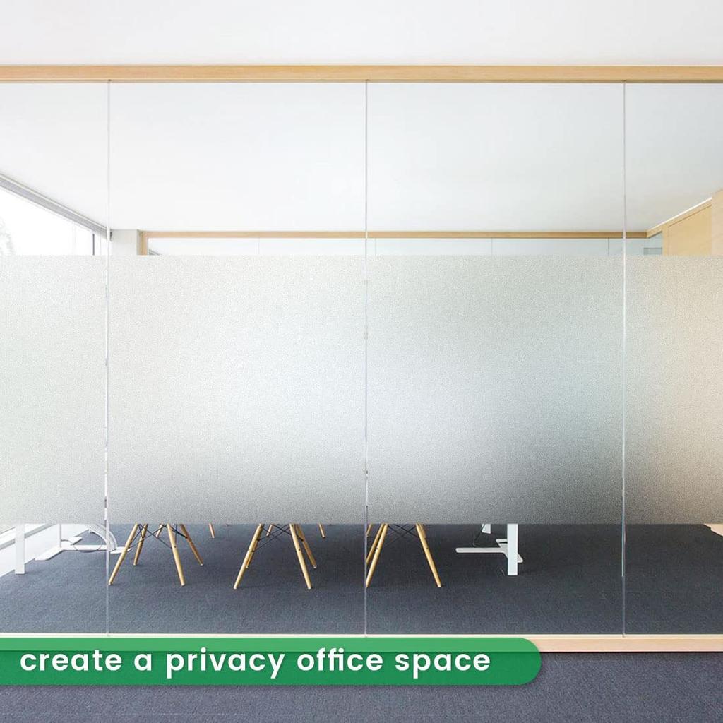 Матовая белая оконная пленка, матовое терморегулирующее стеклянное покрытие для дома, непрозрачная самоклеящаяся дверная наклейка для ванной комнаты