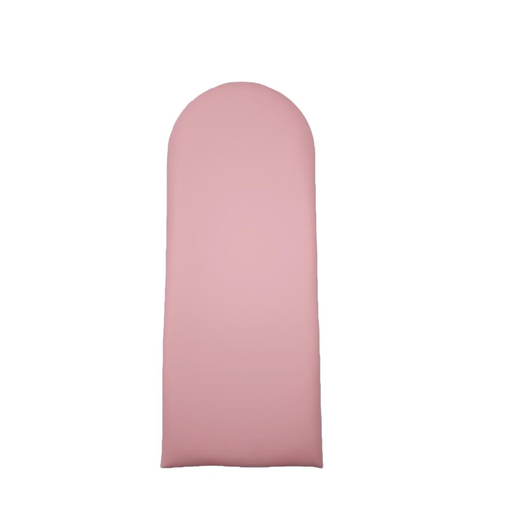 1pc 20x50cm Protective Wall Enclosure Anti-collision Soft Bag Wall Sticker Headboard Semi-circular Leather Soft Bag Headboards