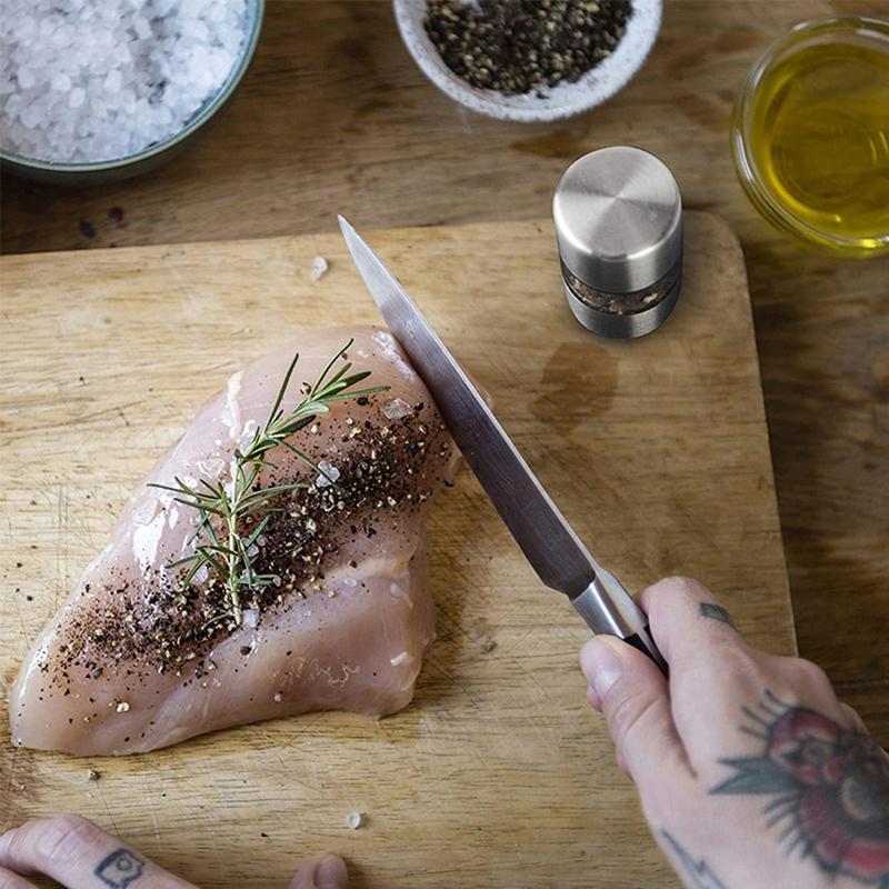 1 шт. кухонная ручная мельница из нержавеющей стали для соли и перца портативная мельница