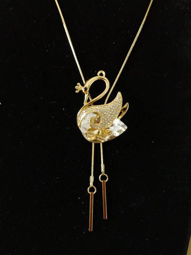 Элегантное ожерелье-цепочка с кисточкой для женщин - Универсальный, высококлассный европейский и американский дизайн для осенне-зимней моды