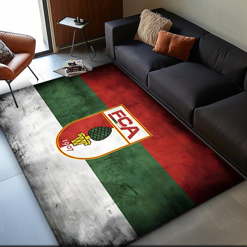 1PC rug Augs-burg Football Crest Carpet, Chair Rug,Area Rug for Office Bedroom living rooms bedroom, Doormat decor Christmas fan gifts