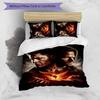 Supernatural 3pcs Bedding Set Duvet Cover Closure Includes 1 Duvet Cover & 2 Pillowcases for All Seasons Bedroom Home Dorm Decor