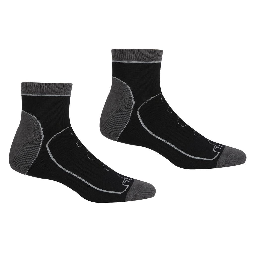Regatta Mens Samaris Trail Ankle Socks (Pack of 2)