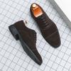 Fashion Trend Suede Men Casual Shoes Breathable Comfort Lace Up Mens Driving Shoes Fashion Men Lazy Shoes Luxury Brand Loafers Moccasins