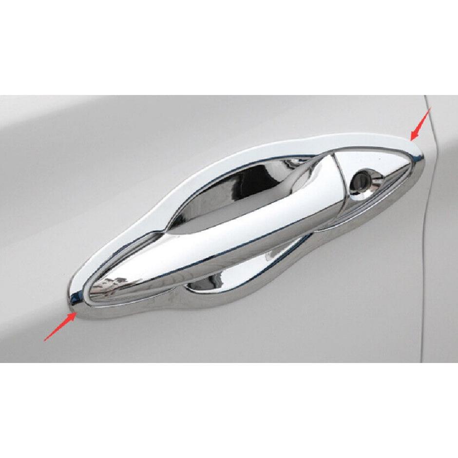 Для Hyundai Elantra 11-16 Хромированная Глянцевая Накладка на Чашу Ручки Двери Снаружи 4ШТ Подходит