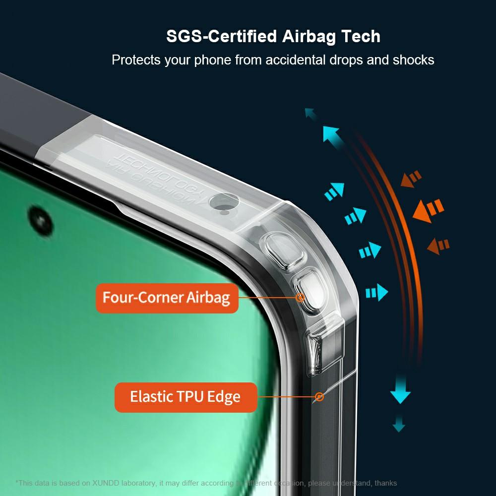 XUNDD Чехол для Realme C85 5G Ударопрочный ТПУ + Акрил Прозрачная задняя панель Чехол для телефона