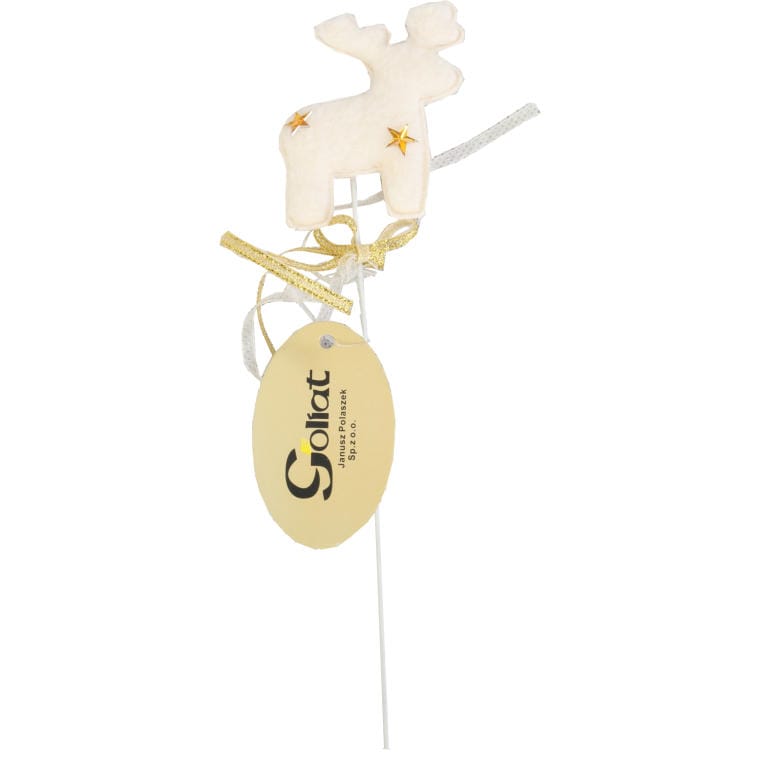 Pik, fabric reindeer, cream