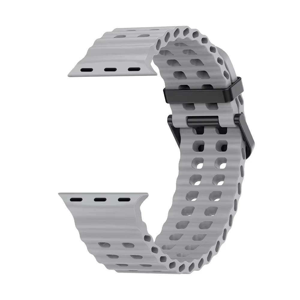 Ocean Strap for apple watch 10 Band 44mm 45mm 41mm 49mm 42mm 46mm silicone correa bracelet iWatch series 5 7 6 3 se 8 Ultra 2 9