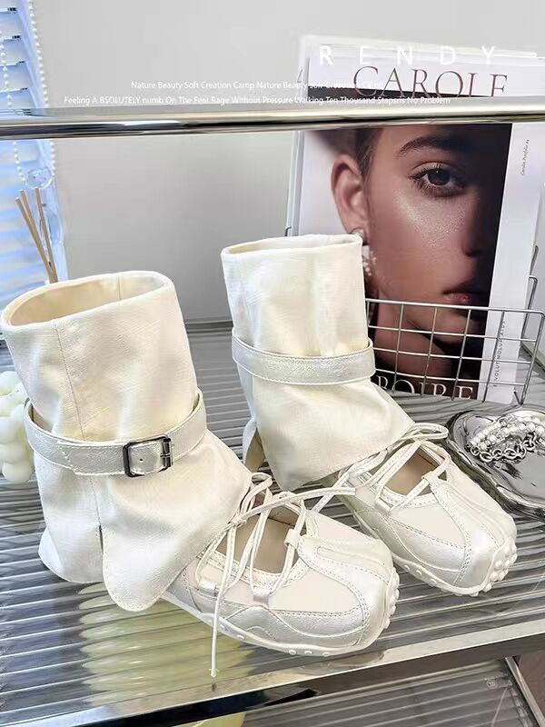 Оригинальные балетки дяди Вэна Romank~ женские туфли на платформе, немецкие тренировочные одинарные туфли, туфли Мэри Джейн, крутые ботинки, ботильоны на наборном каблуке