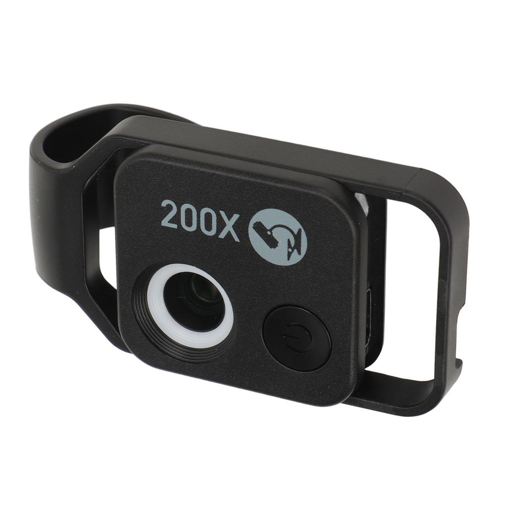 Карманный микроскоп 200X HD с линзой CPL, встроенный в держатель для мобильного телефона, для обучающих экспериментов