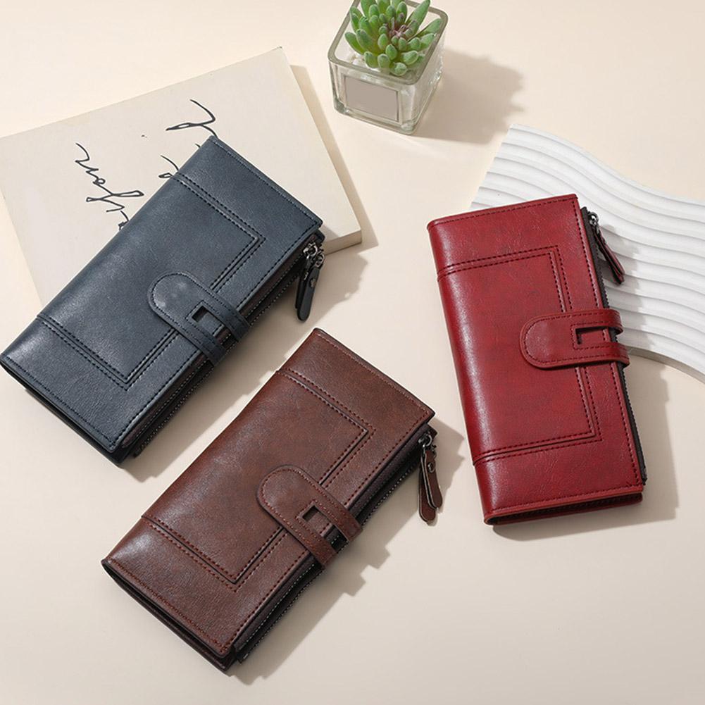Модный новый женский длинный кошелек, европейская и американская модная сумка для телефона, многокарточная сумка из ПУ-кожи