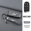 CZY2 Zinc Alloy Leather Car Key Case Cover Shell For Jeep Renegade Wrangler Patriot Grand Cherokee WK2 KL Compass Liberty Accessories