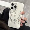 Защитный чехол для телефона с рисунком мультяшного кролика для iPhone 16 Pro Max 15 14 13 12 11 Pro Plus 16E, чехол с милыми животными, ударопрочный