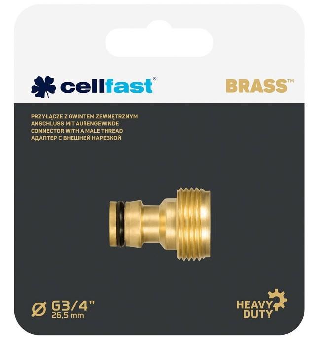Brass™ G3/4" Cellfast External Threaded Connection