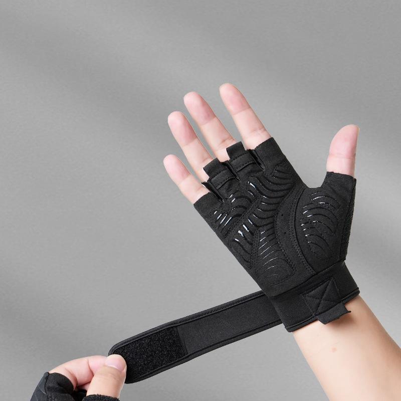 Fitness Gloves Gym Cycling Summer Men Women Wrist Support Dumbbell Gloves Weightlifting Anti-Slip Breathable Workout Gloves