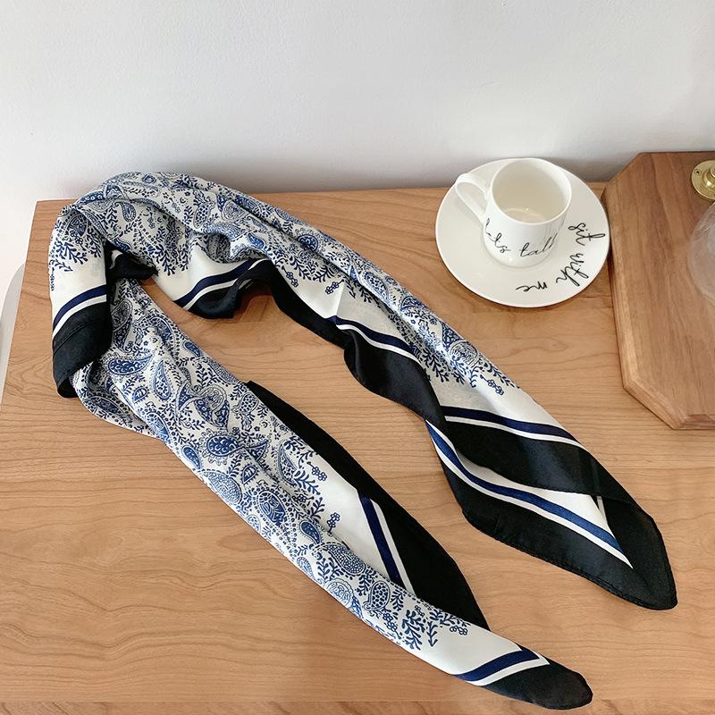 Nice Small Scarf Korean Ins Style All-match Fashion Summer Decorative Square Tie Hair Band Thin