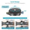 NEEWER Aluminum Panoramic Ball Tripod Head with Level Base, 3/8-inch Screw, Alloy