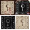 Square Shape Pendulum Divinations Mat Altar Tablecloth Board Game Card Pad Rune Table Cloth Metaphysical Board Game Mat