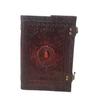 Handmade Leather Bound Metal Lock Stone Diary and Journal For Office And Home