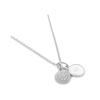 Cubic Zirconia Stainless Steel Mother Of Pearl Necklace EGS2156040 For Women