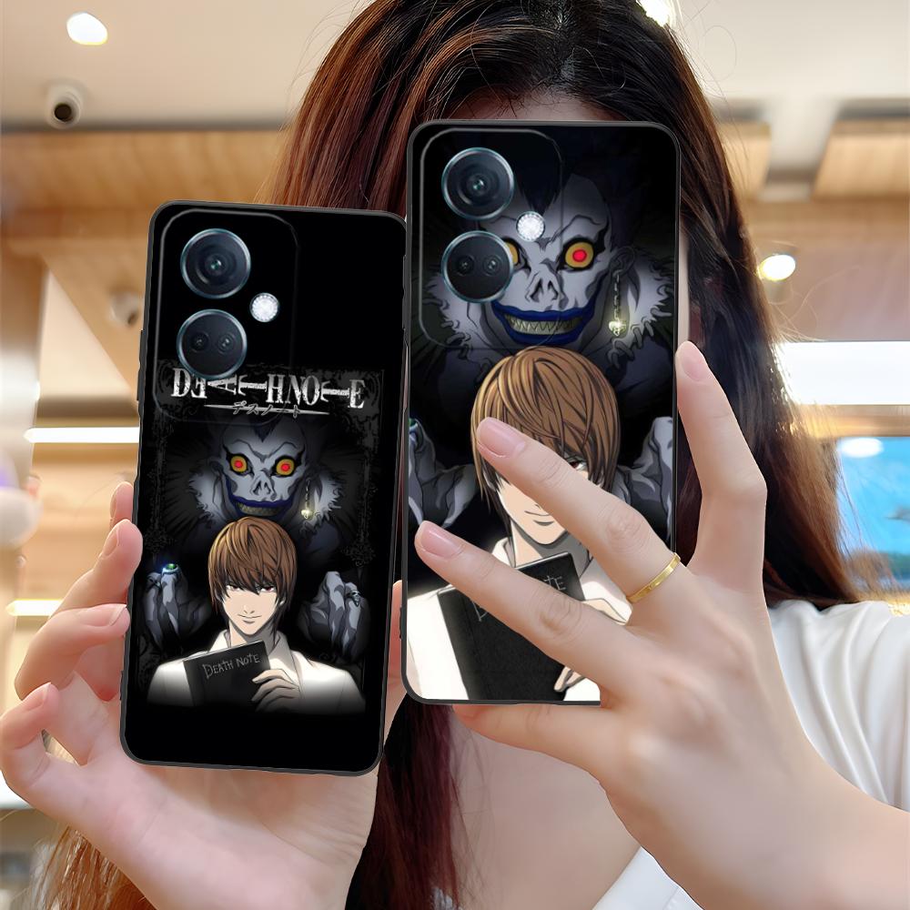 Чехол для мобильного телефона Death Note Kira Light для OPPO Reno 14 13 12 11 10 9 8 7 6 5 F T Pro 5G Цветной Печатный Чехол Роскошный Чехол