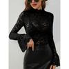 Spring And Autumn New Women'S Versatile Long Sleeve Daily Business Commuter Elegant Comfort Sexy Bottom Shirt Top
