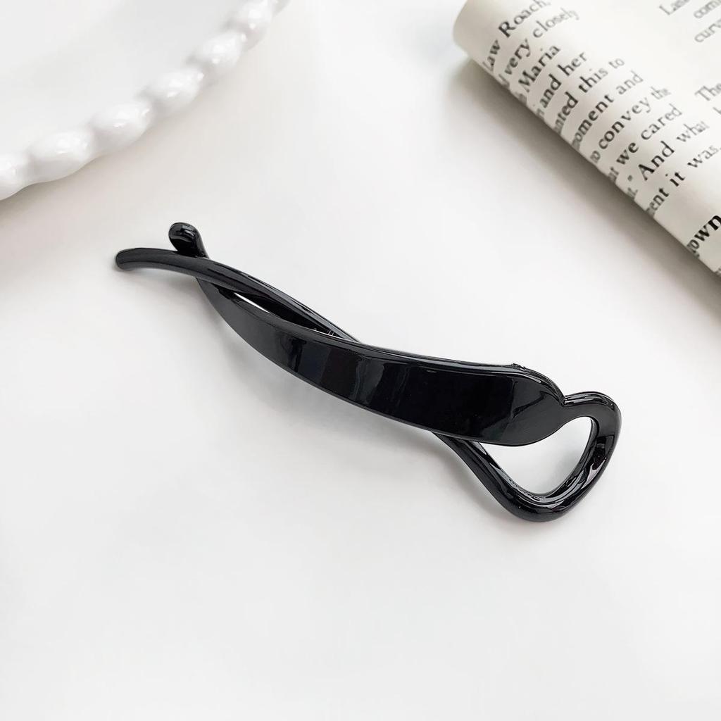 Элегантная заколка-банан в корейском стиле для хвостиков и пучков