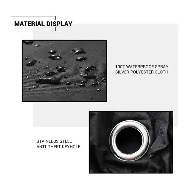 Чехол для мотоцикла водонепроницаемый всесезонный пыленепроницаемый защита от УФ-лучей 190T чехол для мотоцикла разные цвета