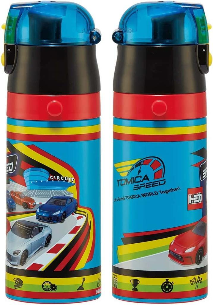 Skater Stainless Steel Water Bottle Direct Drinking 420ml Cup Drinking 350ml Tomica 23 Lightweight Type Boys Small Capacity Type Waterbottle Sports