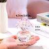 Хрустальная фигурка Розовый хрустальный цветок Домашние украшения Подарок на день рождения для подруги Подарок на день Свадьба Незабудка Матери День святого Валентина