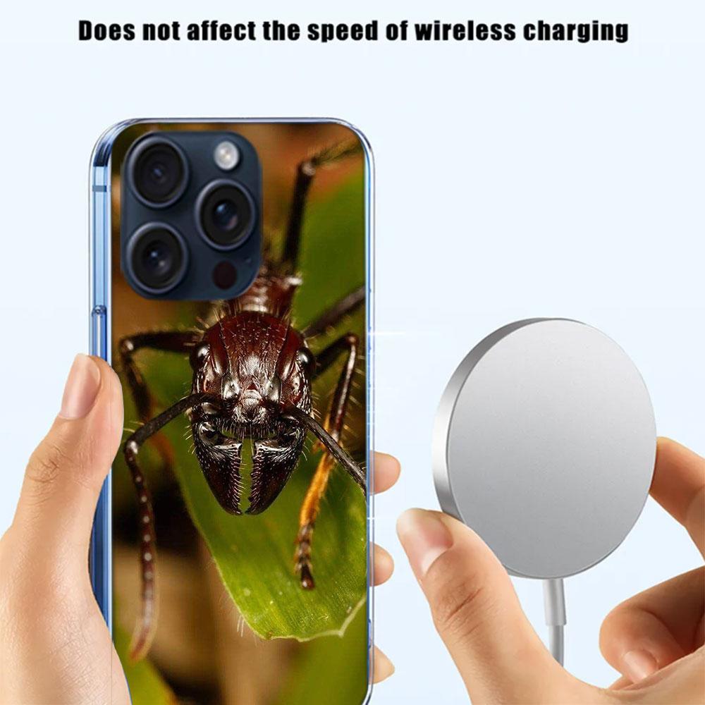 Red Fire Ants, Worker Ants Clear Phone Case For Iphone 17 Air 16 Pro Max 15 Pro 14 Plus 17E 16E 11 13 12 Mini Cover Cases Fundas
