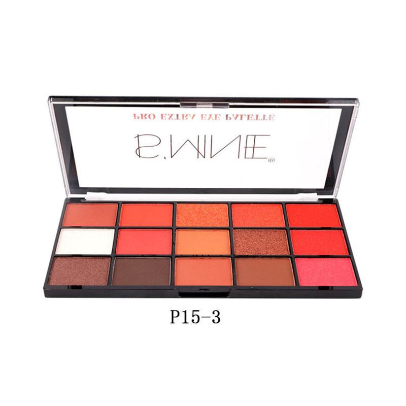 15-цветная палитра теней для век перламутровая матовая палитра теней для век мелкий порошок трехмерный блеск, доступны три цвета
