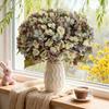 1/2/5Pcss Lifelike Artificial Hydrangea 33cm Fake Flowers New Simulated Flower  for Garden Wedding