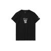 Li Ning Sports Lifestyle Series Logo Print Casual Round Neck Short Sleeve T-Shirt Men T-Shirts Black AHST467-2