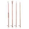 4PCSSet Stainless Steel Blackhead Acne Blemish Pimple Removal Needle Kit Tool