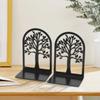 2 Pieces Bookends Desktop Organizer File Office Accessories Bookshelf Dividers Book Holder